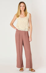 Wide Leg Linen Pant