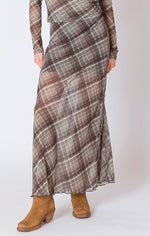 Mesh Midi Skirt