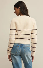 Stefi Crop Striped Cardigan