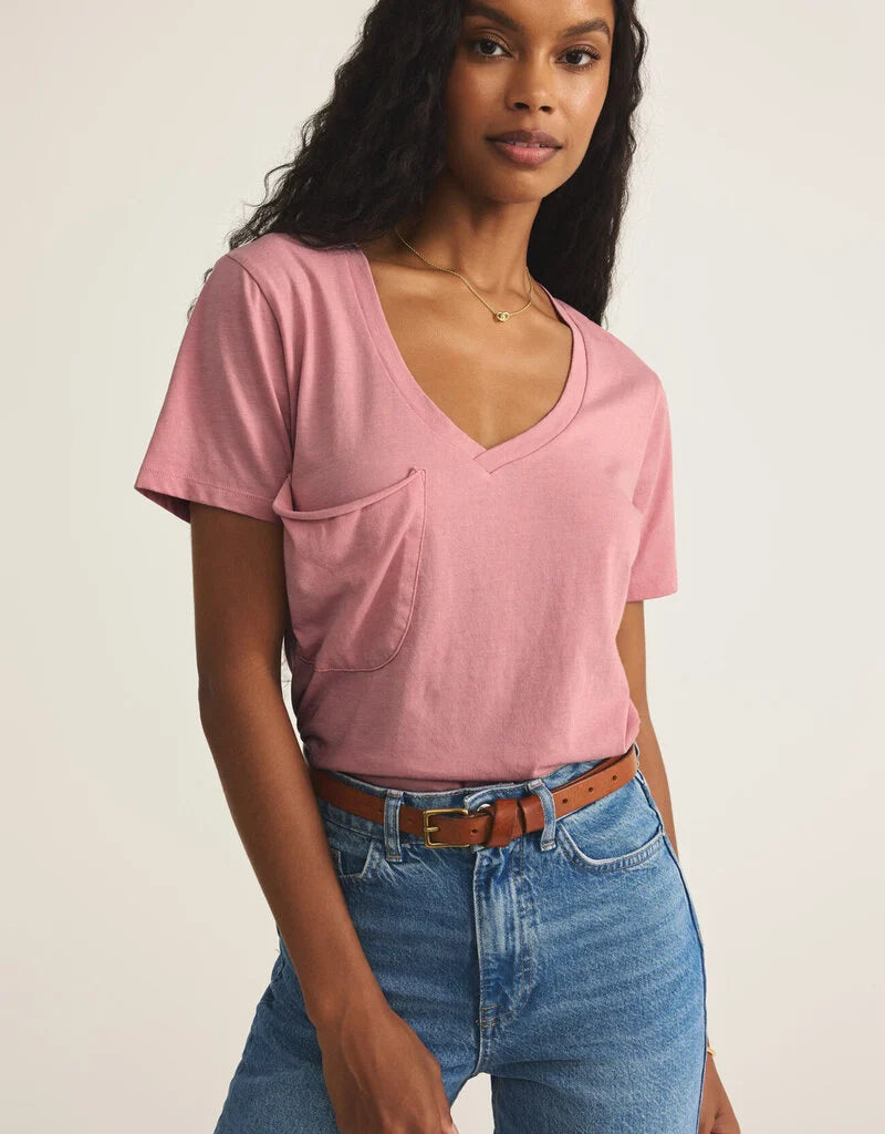 The Pocket Tee- Pink
