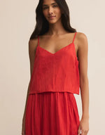 Fiore Crinkle Satin Tank