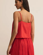 Fiore Crinkle Satin Tank
