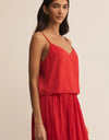 Fiore Crinkle Satin Tank