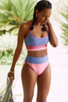 Eva Colorblocked Bikini Top