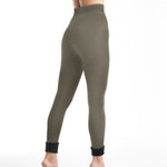 Lightweight Faux Fur Lined Legging - Hunter