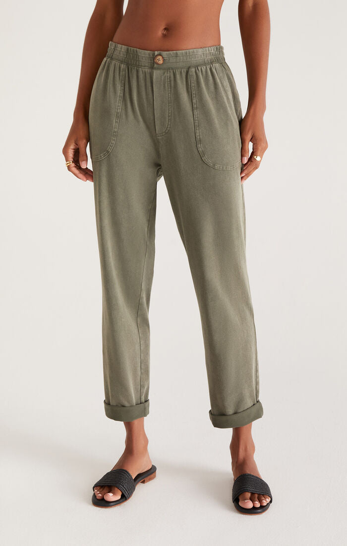 Kendall Jersey Pant/ Dusty Olive